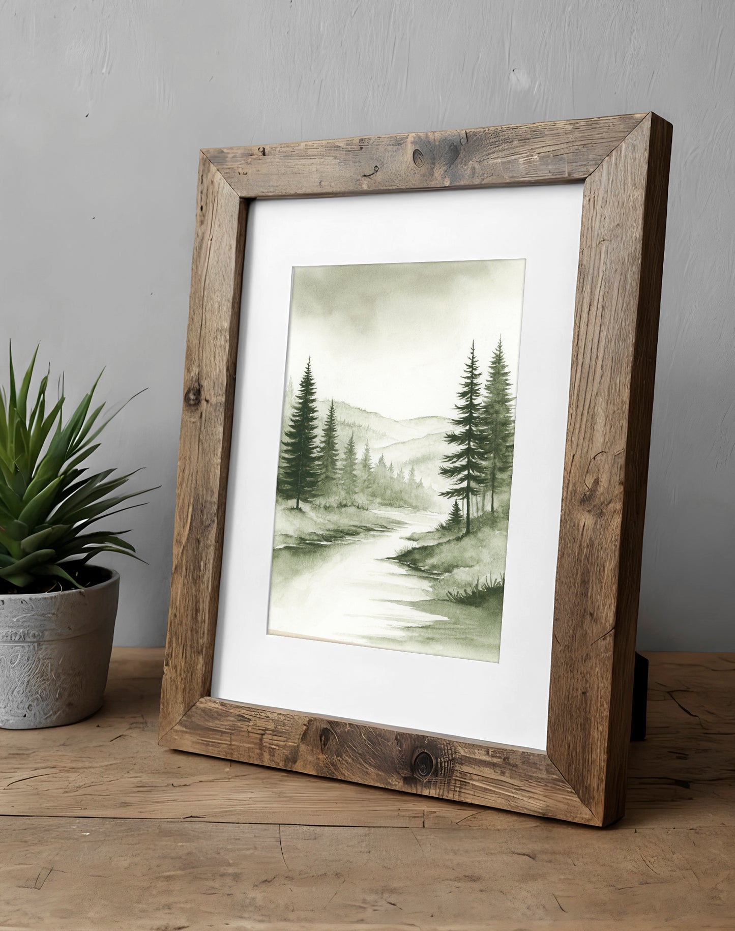 Evergreen Mist I - Art Print