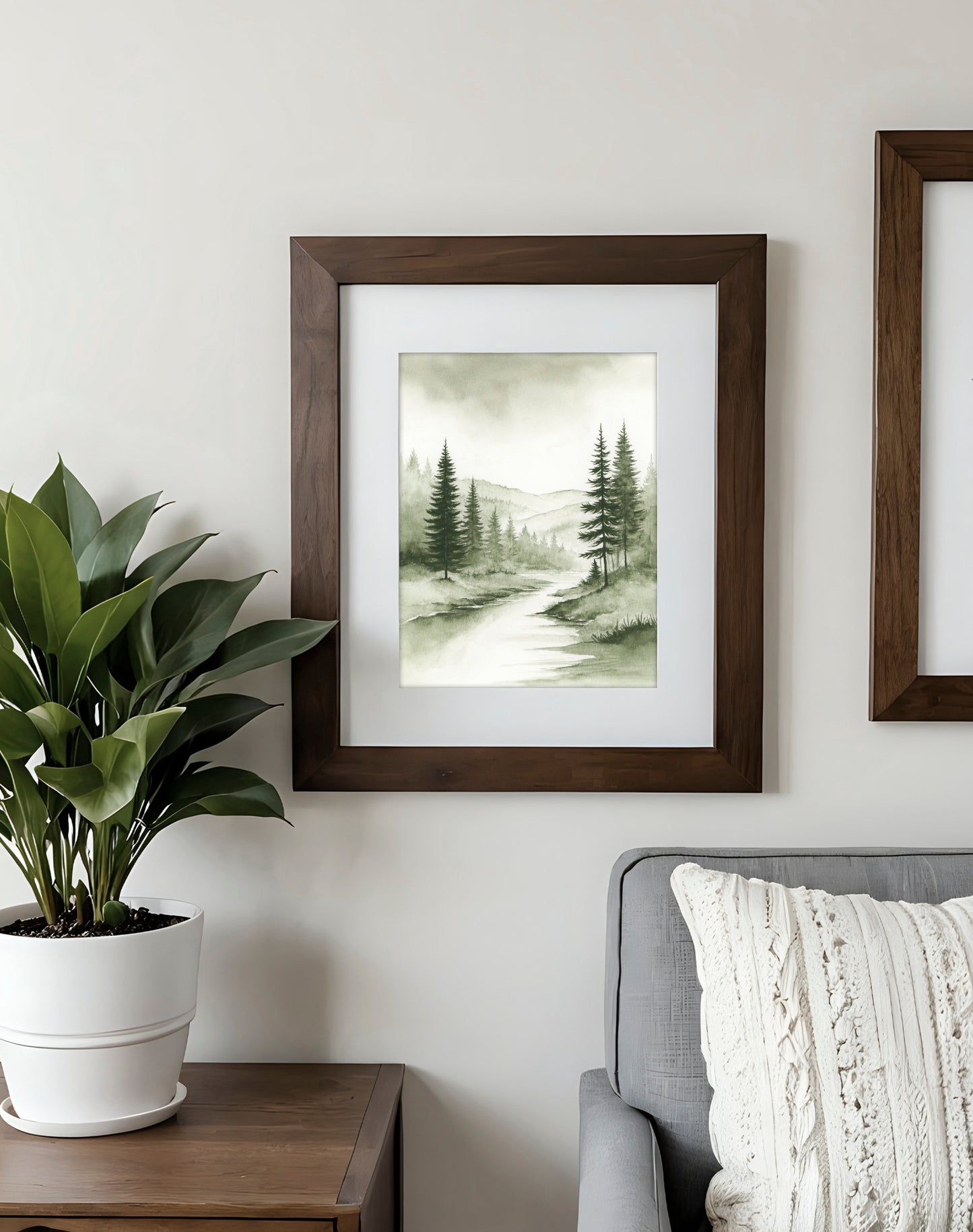Evergreen Mist I - Art Print