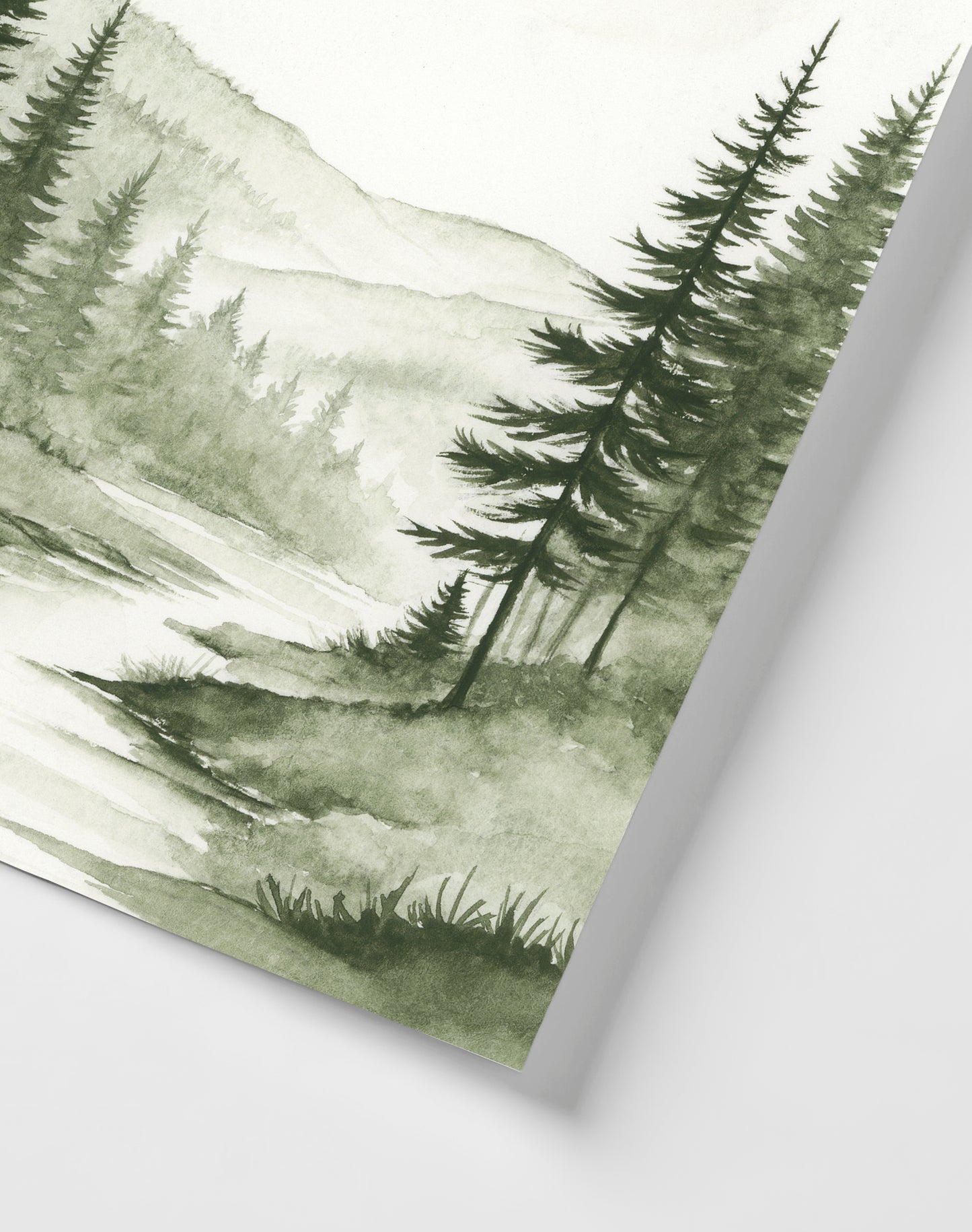 Evergreen Mist I - Art Print