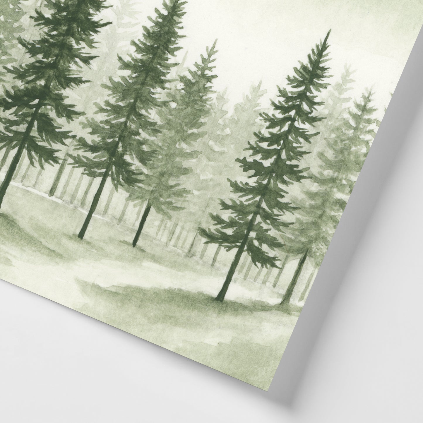 Green Pine Trees I - Mini