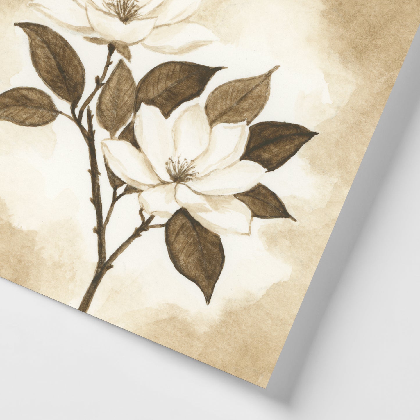 Brown Magnolia I - Mini