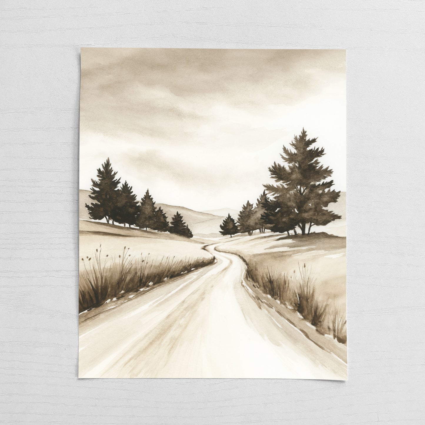 Sepia Shadows XV - Original Art