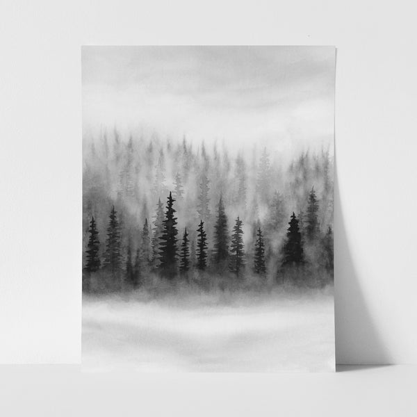 Trees Above the Fog II - Art Print
