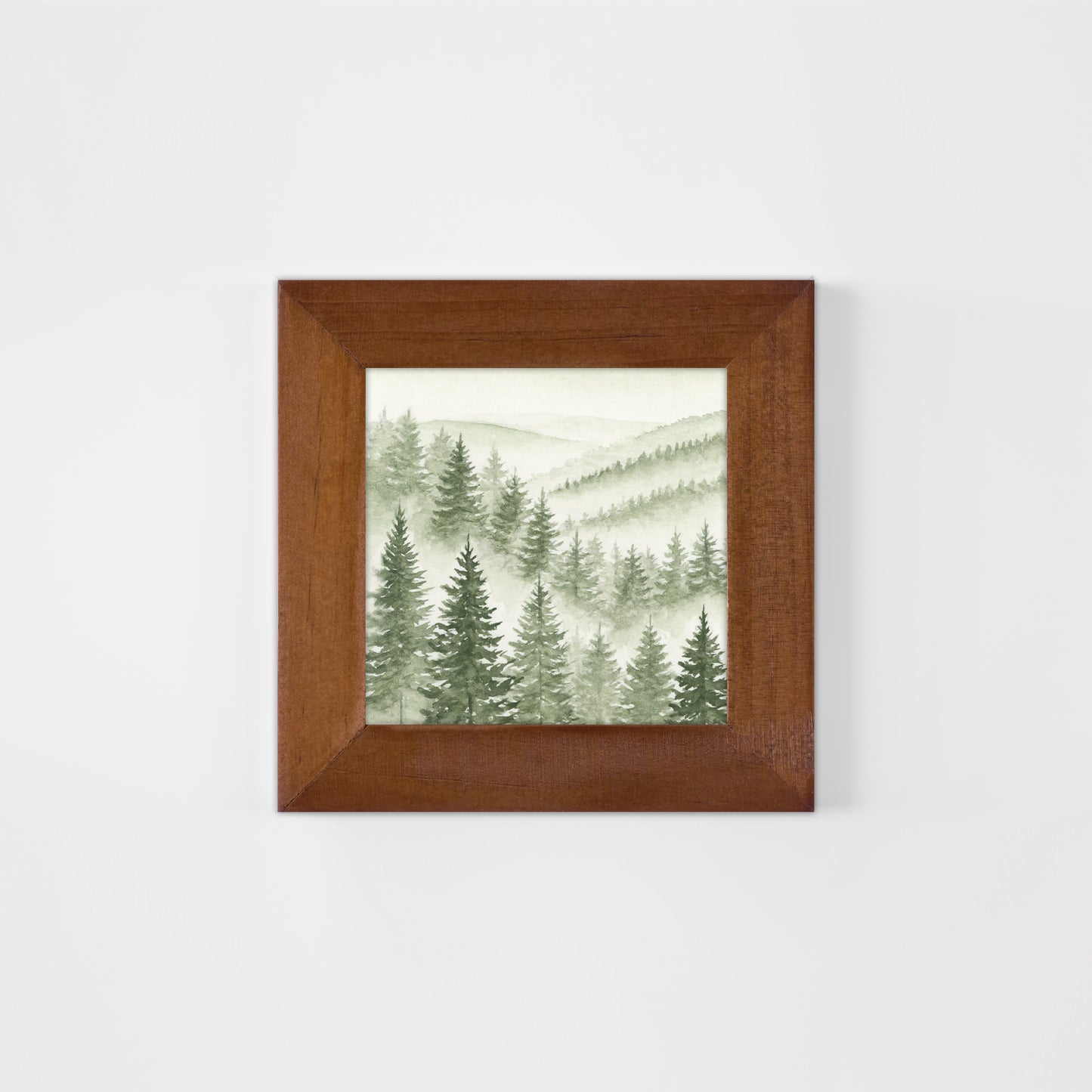 Green Foggy Forest I - Mini