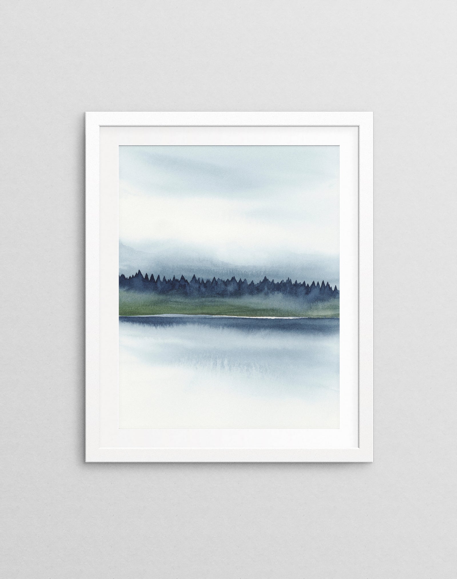 Indigo Forest I - Art Print