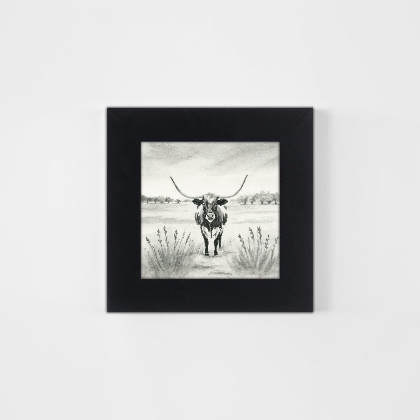 Black Longhorn I - Mini