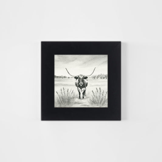 Black Longhorn I - Mini