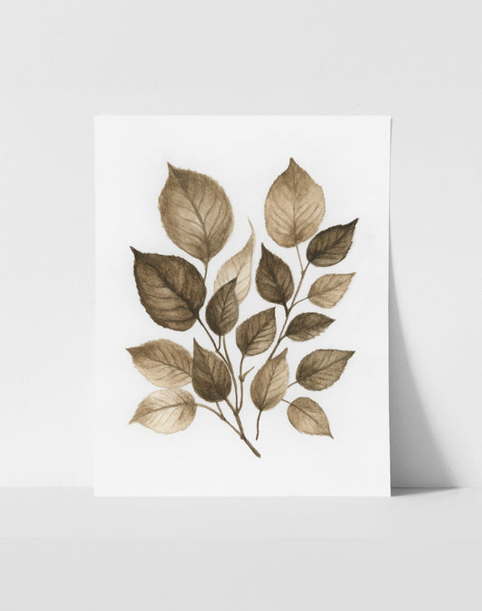 Botanical Brown I - Art Print