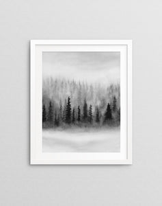 Trees Above the Fog II - Art Print