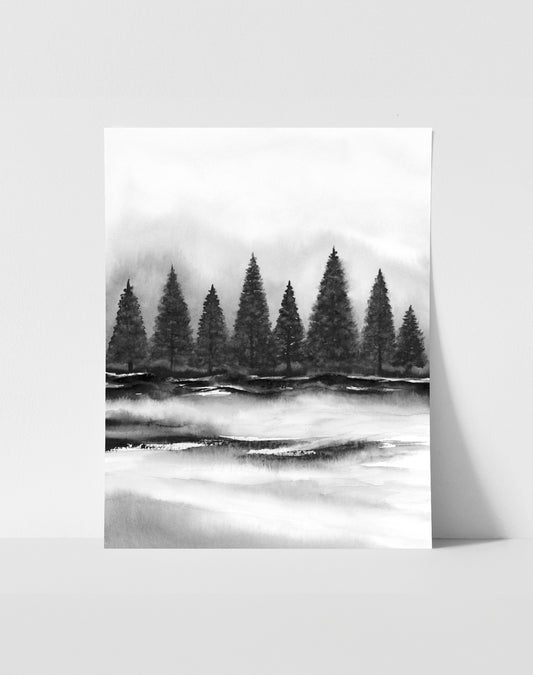 Rustic River IX - Art Print