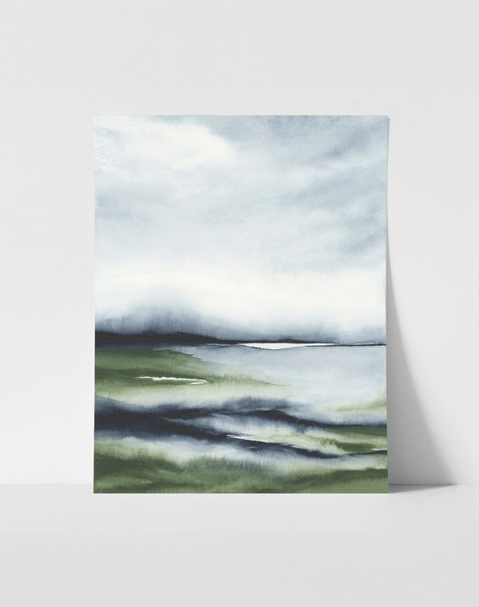Sage Shadows I - Art Print