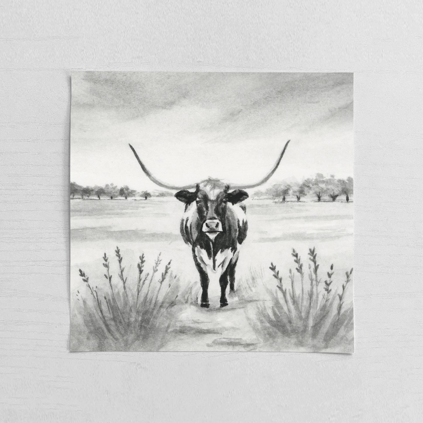 Black Longhorn I - Mini