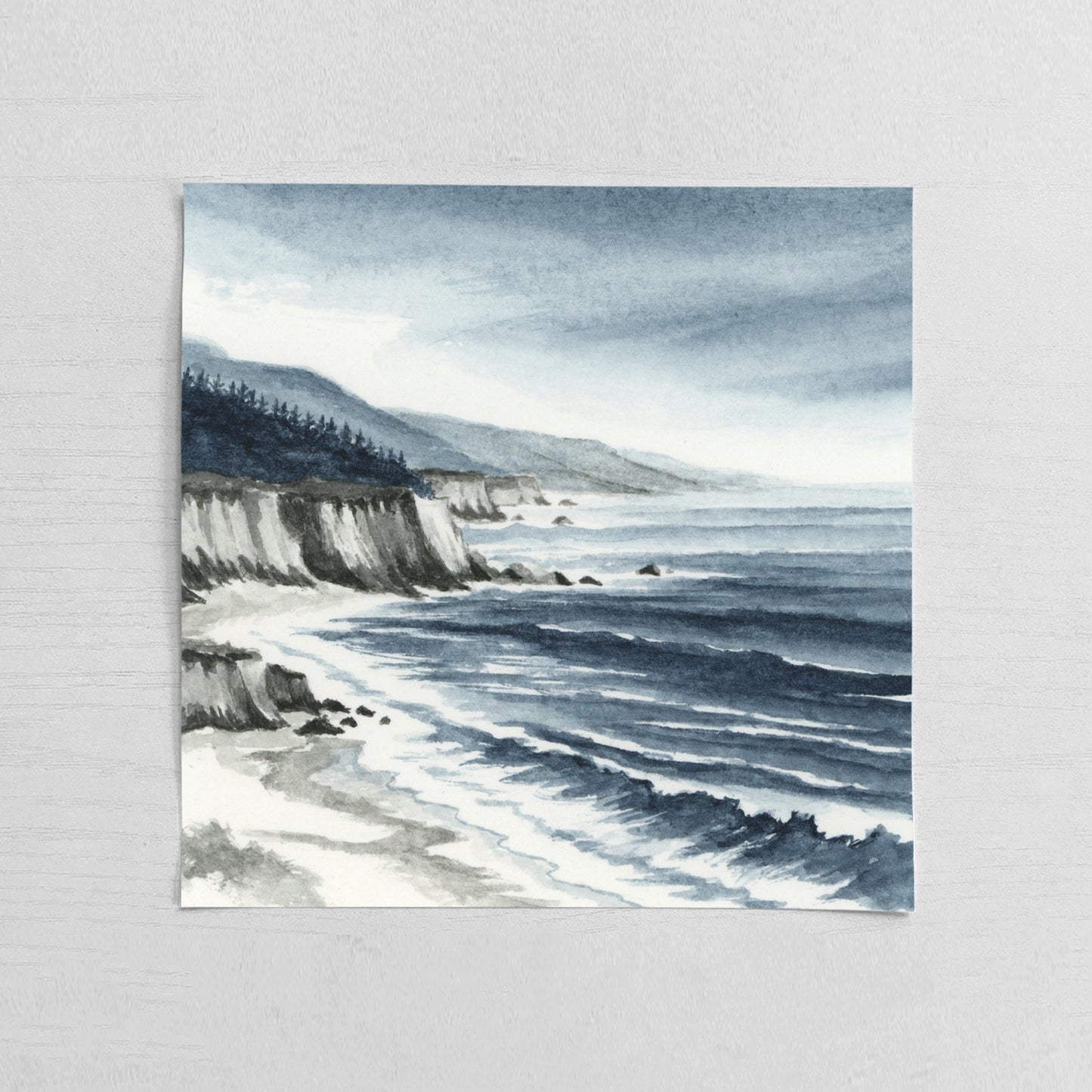 Blue Ocean Cliffs I - Mini
