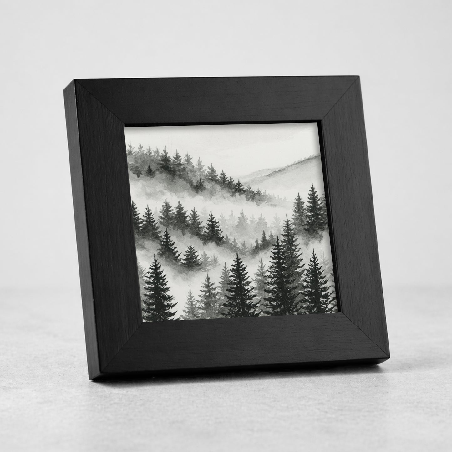 Black Foggy Forest I - Mini