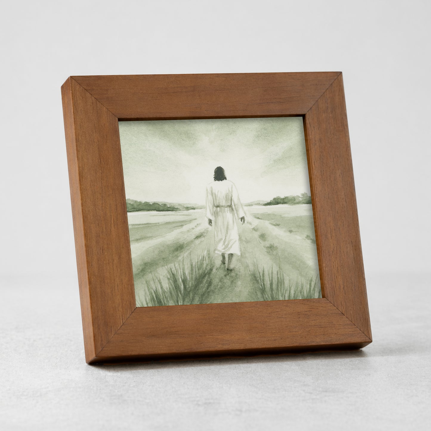 Green Jesus Shepherd I - Mini