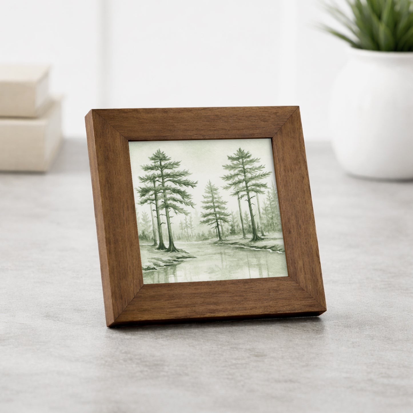 Green Cypress River I - Mini
