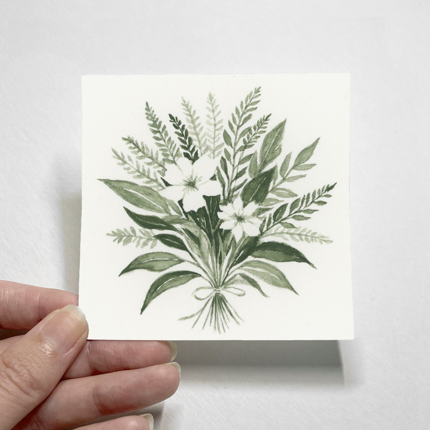Green Wildflowers I - Mini