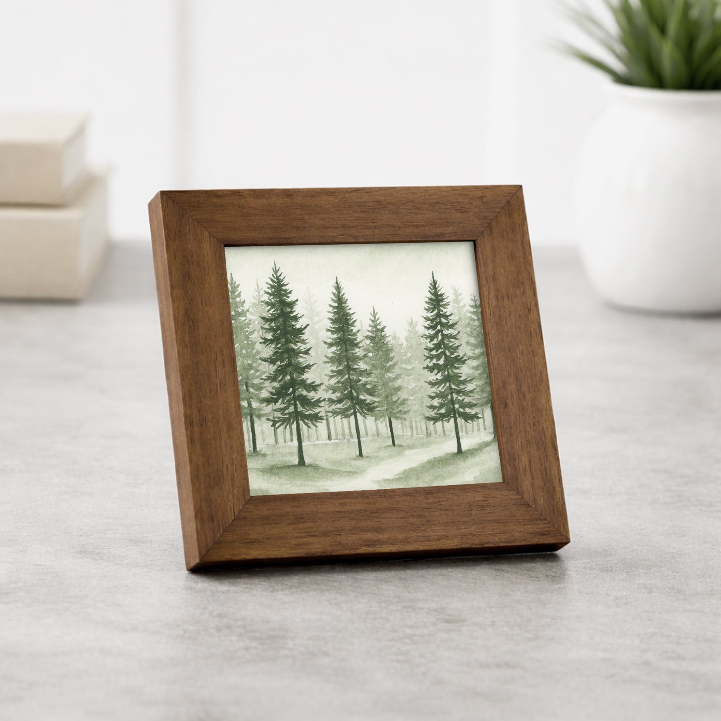 Green Pine Trees I - Mini