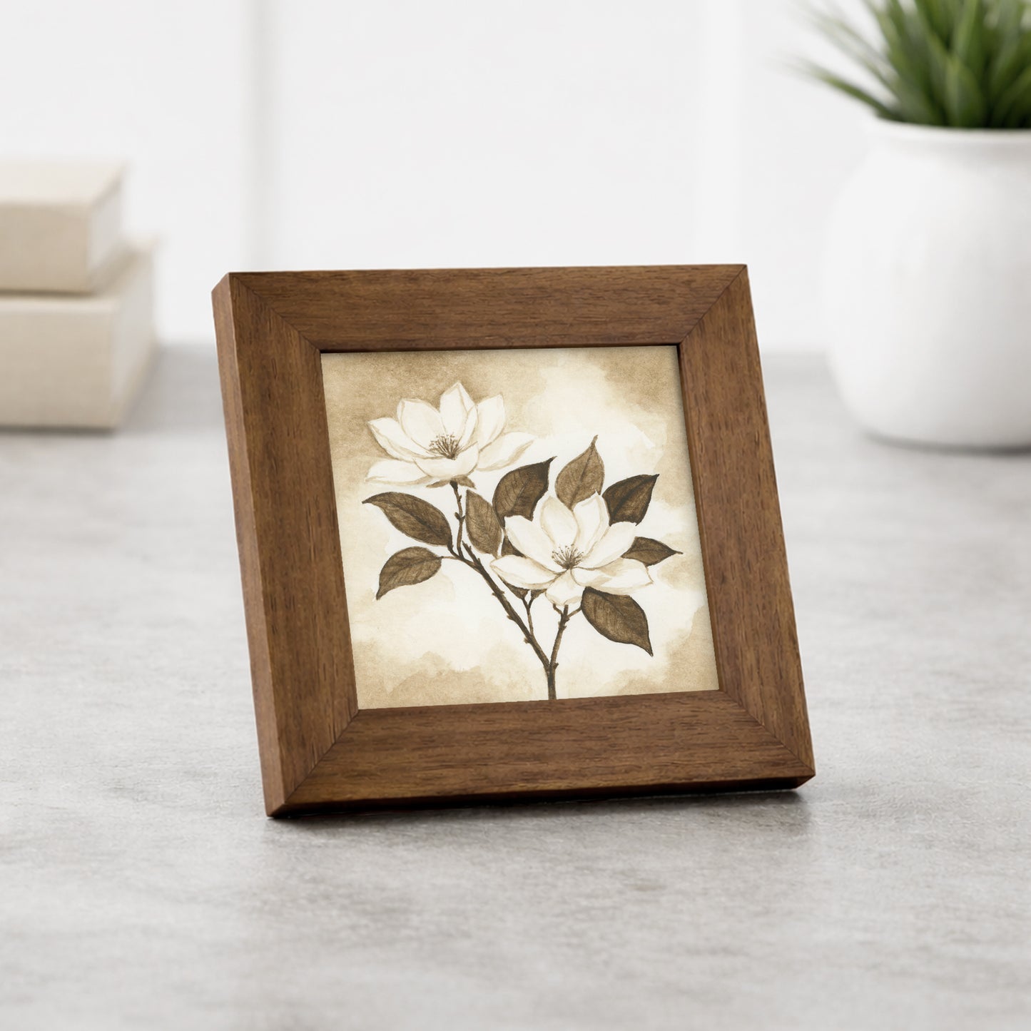 Brown Magnolia I - Mini