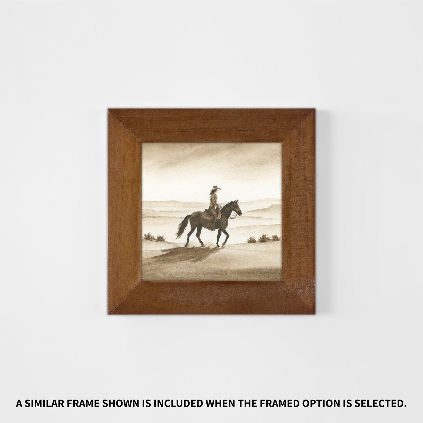 Brown Cowgirl I - Mini