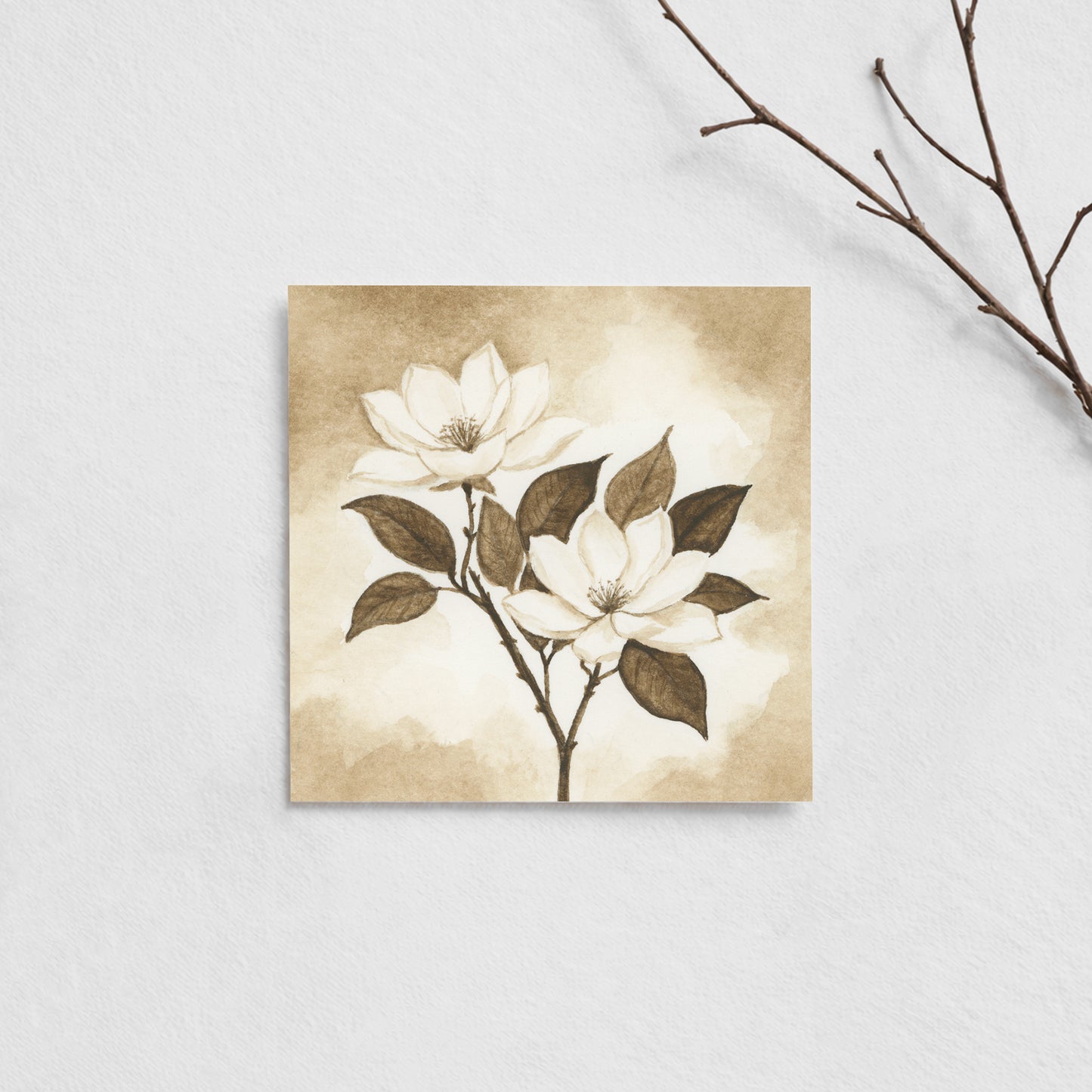 Brown Magnolia I - Mini