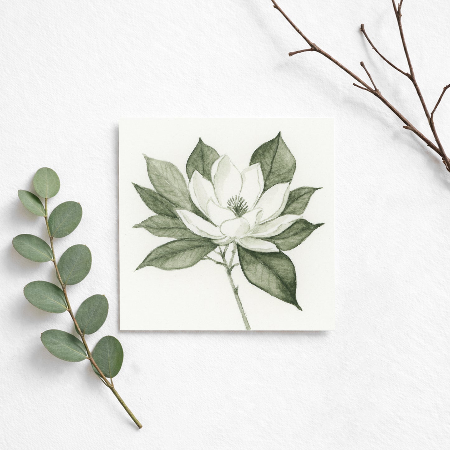 Green Magnolia I - Mini