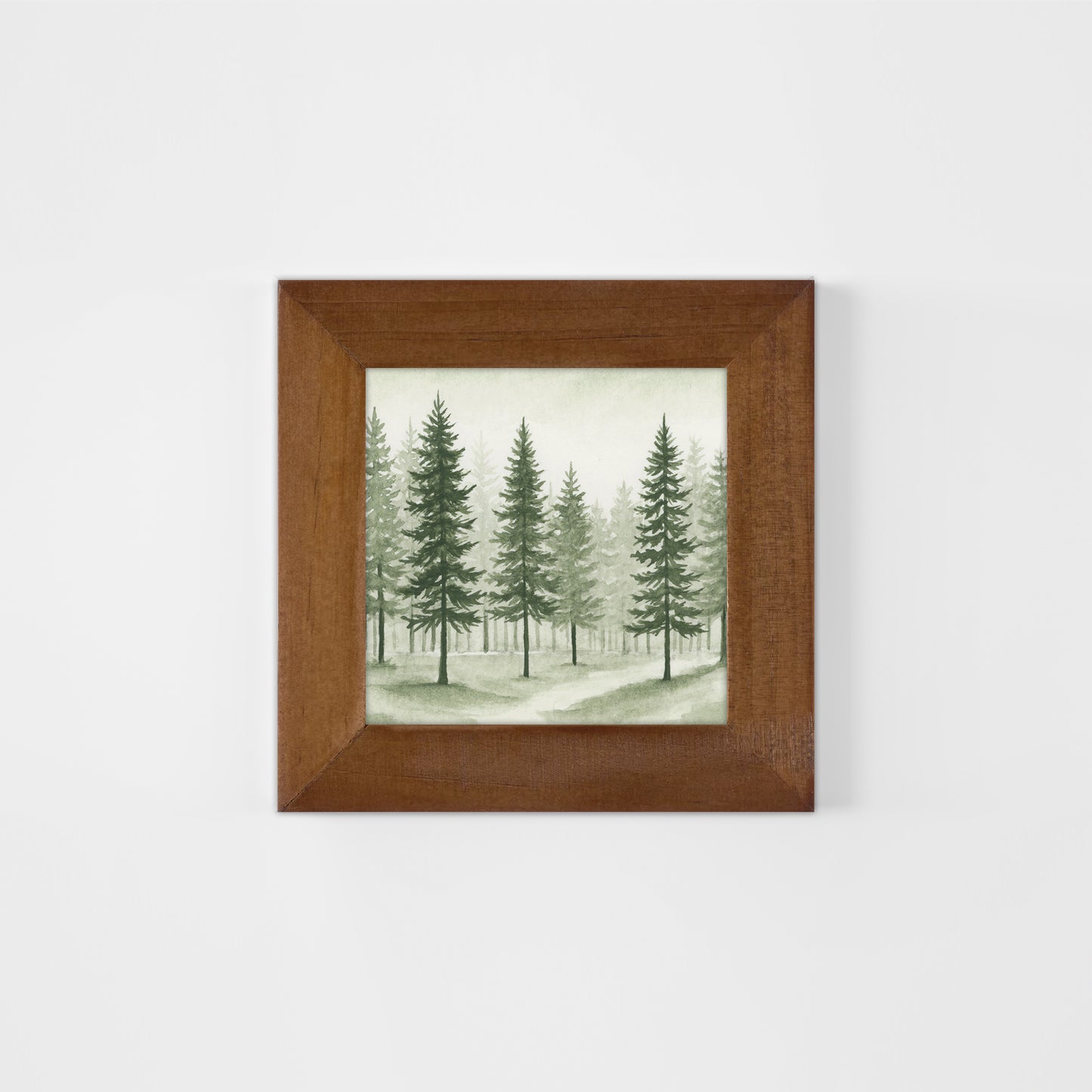 Green Pine Trees I - Mini