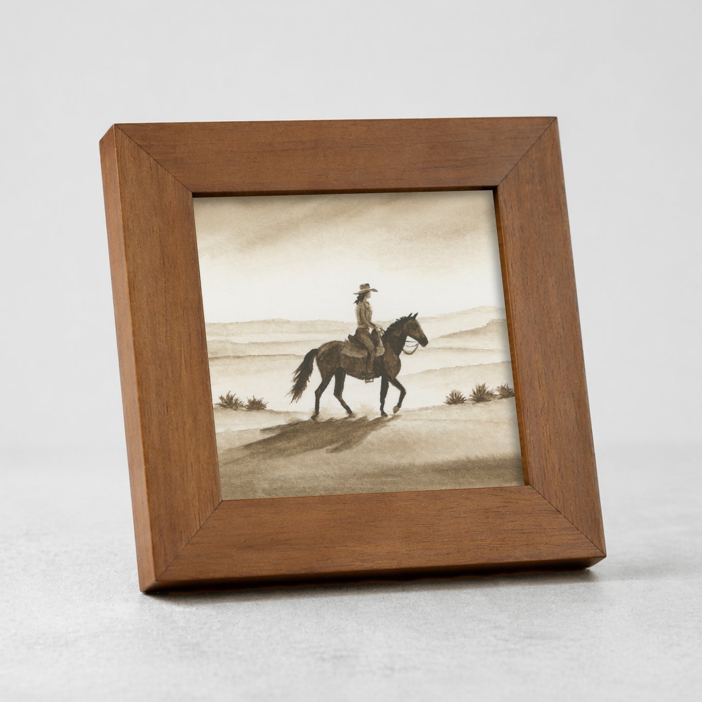 Brown Cowgirl I - Mini