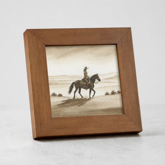 Brown Cowgirl I - Mini