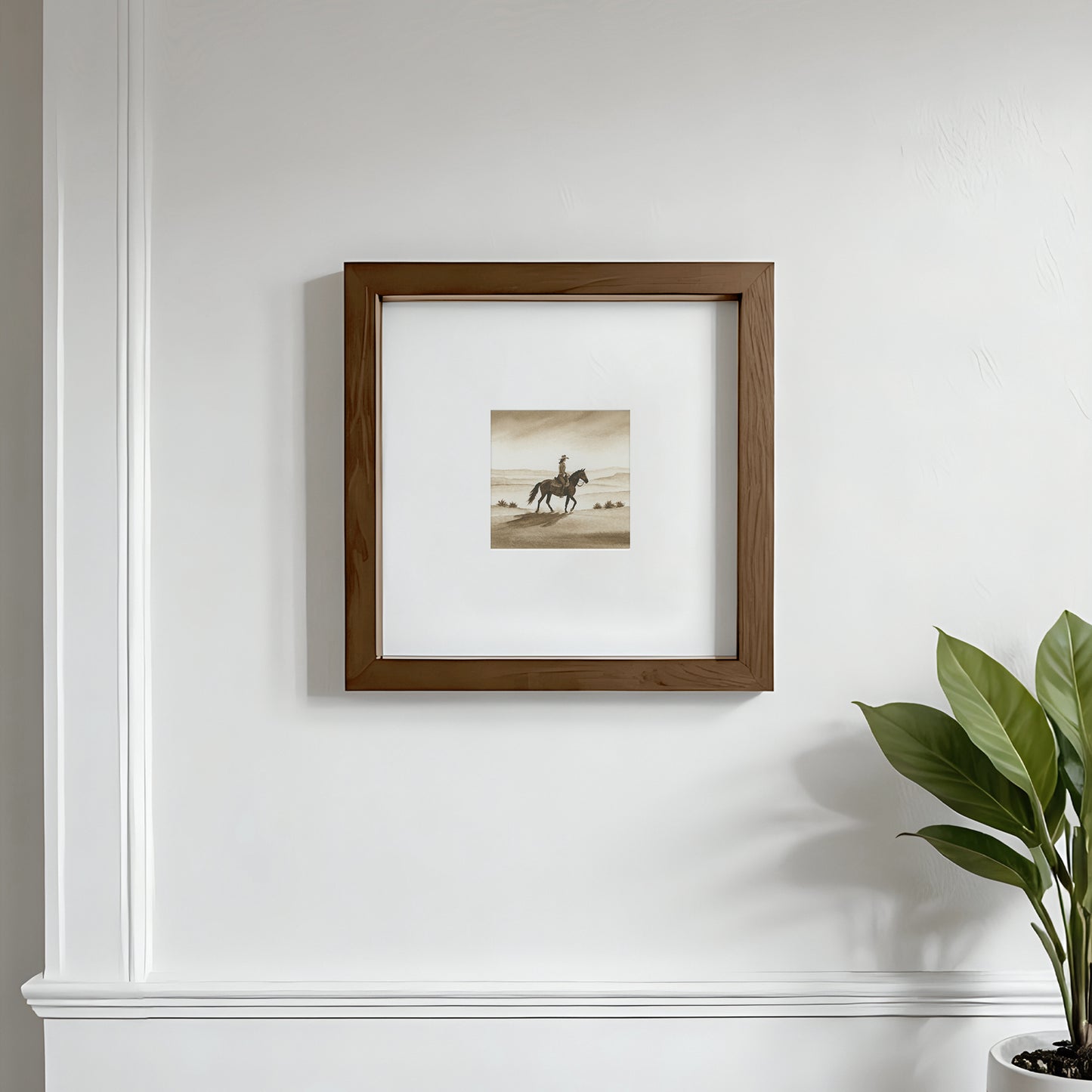 Brown Cowgirl I - Mini