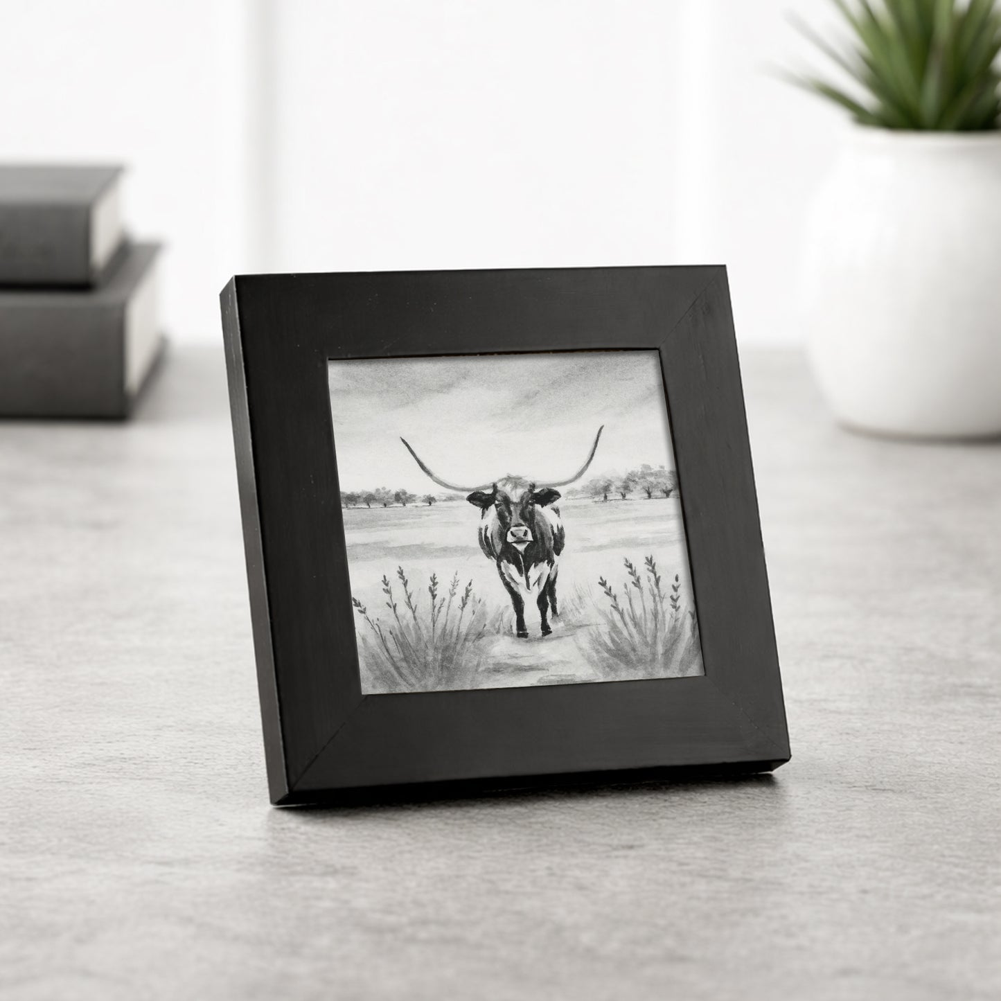 Black Longhorn I - Mini