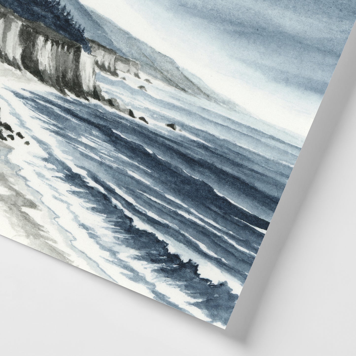 Blue Ocean Cliffs I - Mini