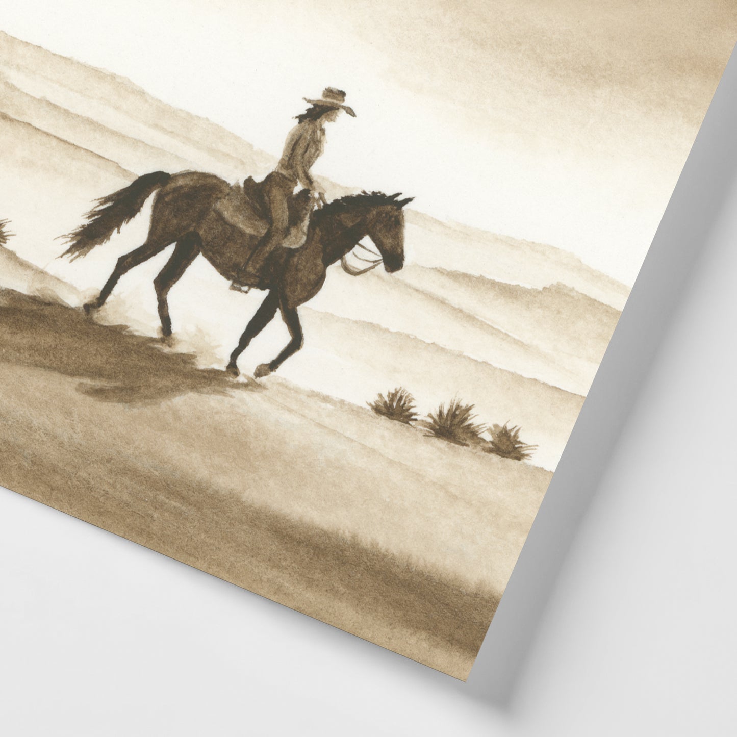 Brown Cowgirl I - Mini