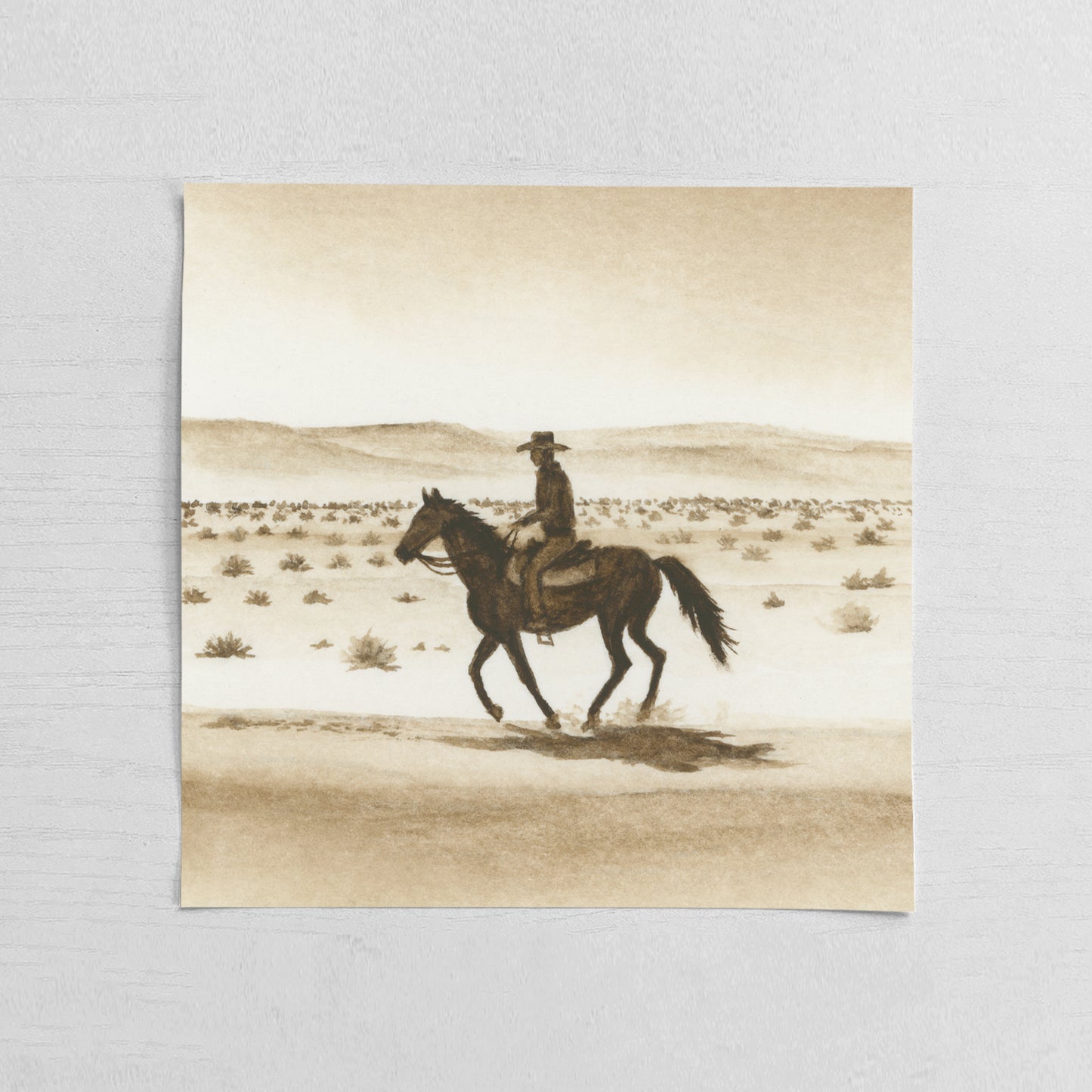 Brown Cowboy I - Mini
