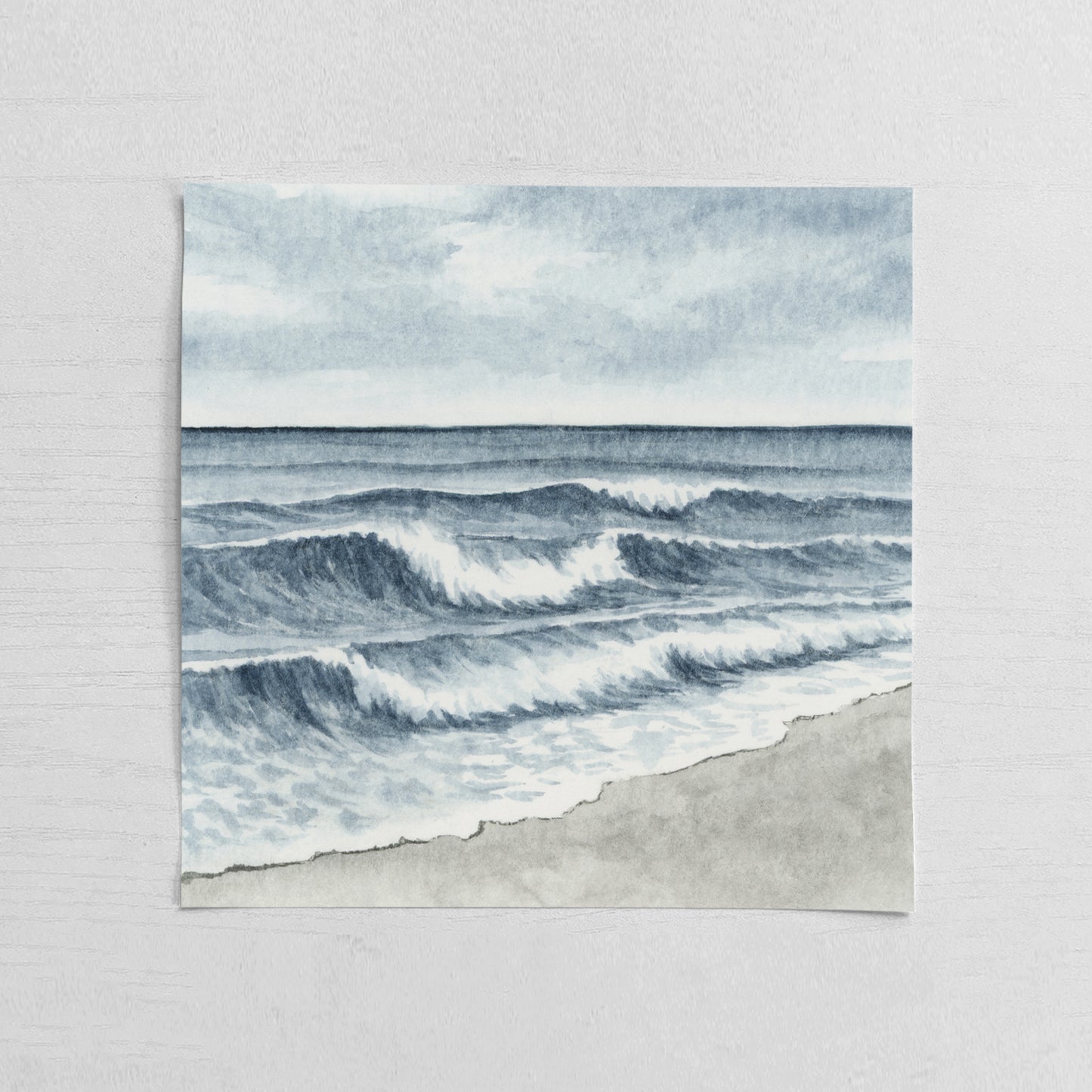 Blue Beach Waves I - Mini
