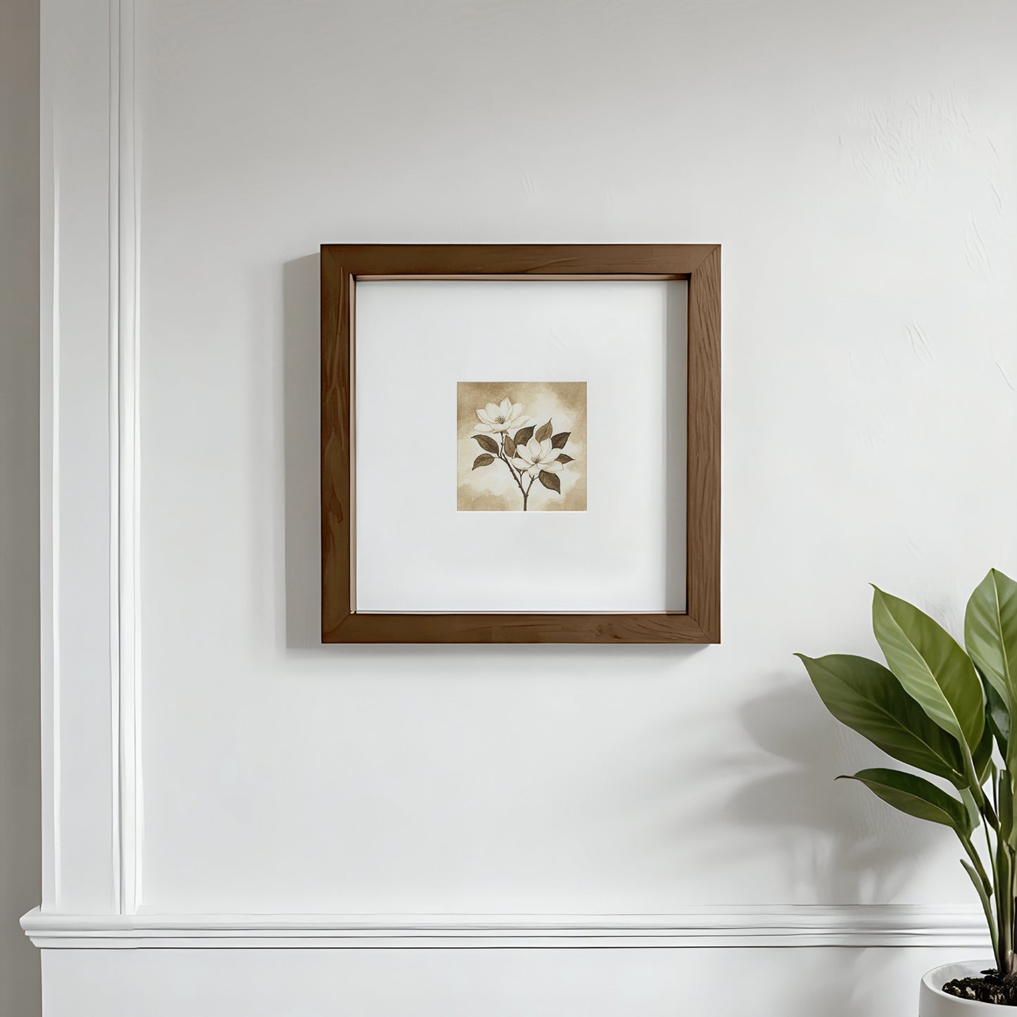 Brown Magnolia I - Mini