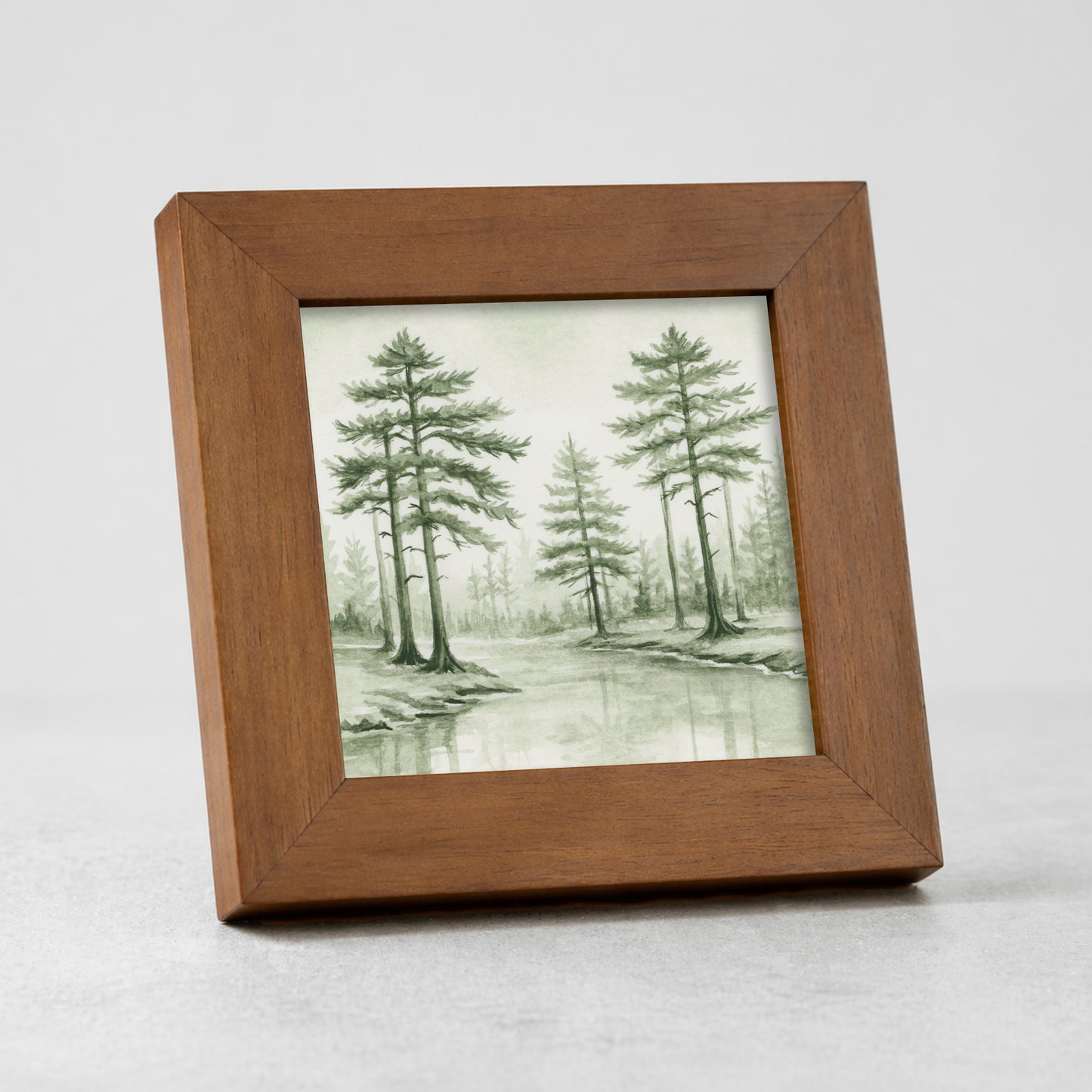 Green Cypress River I - Mini