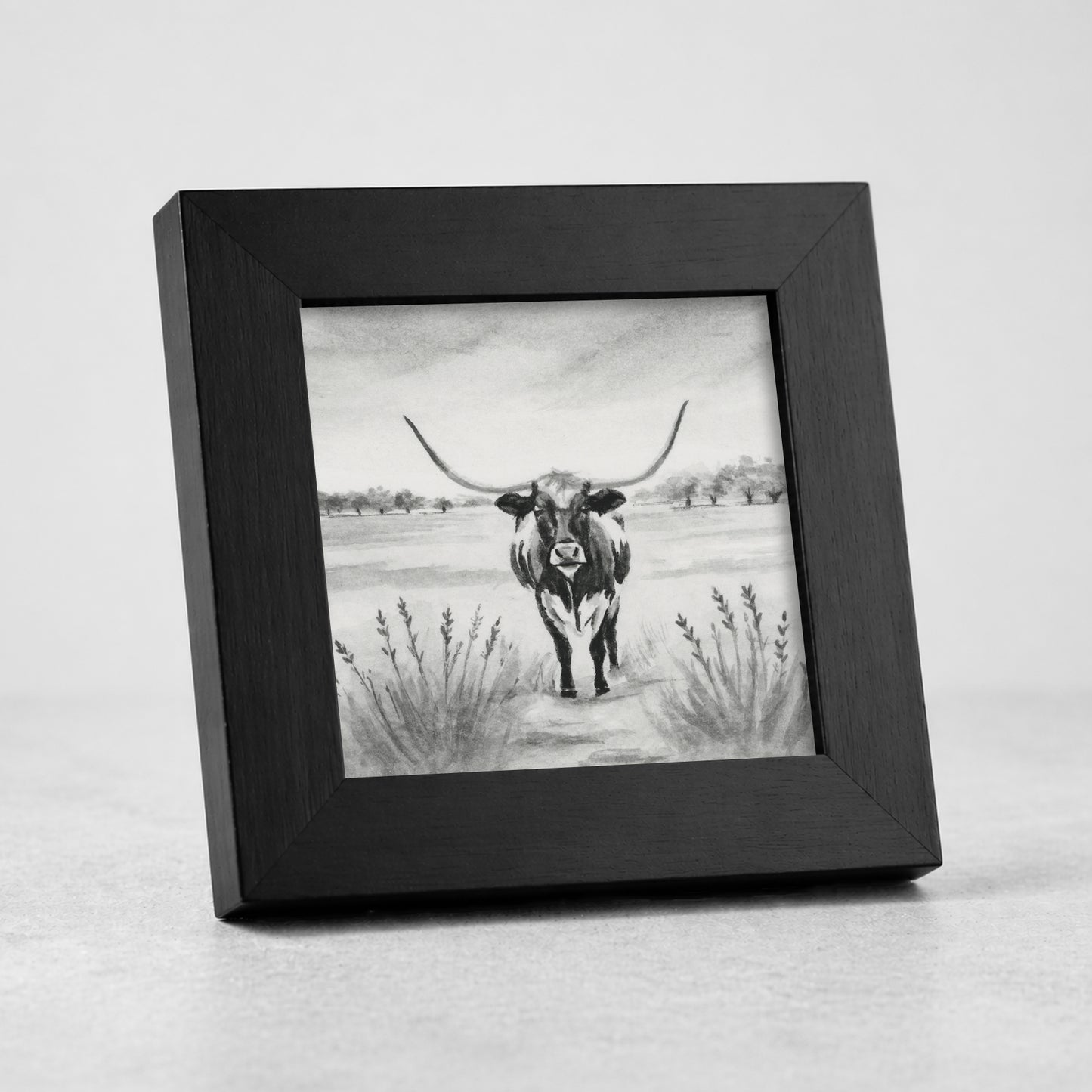 Black Longhorn I - Mini