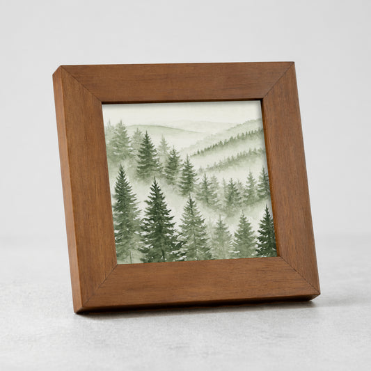 Green Foggy Forest I - Mini