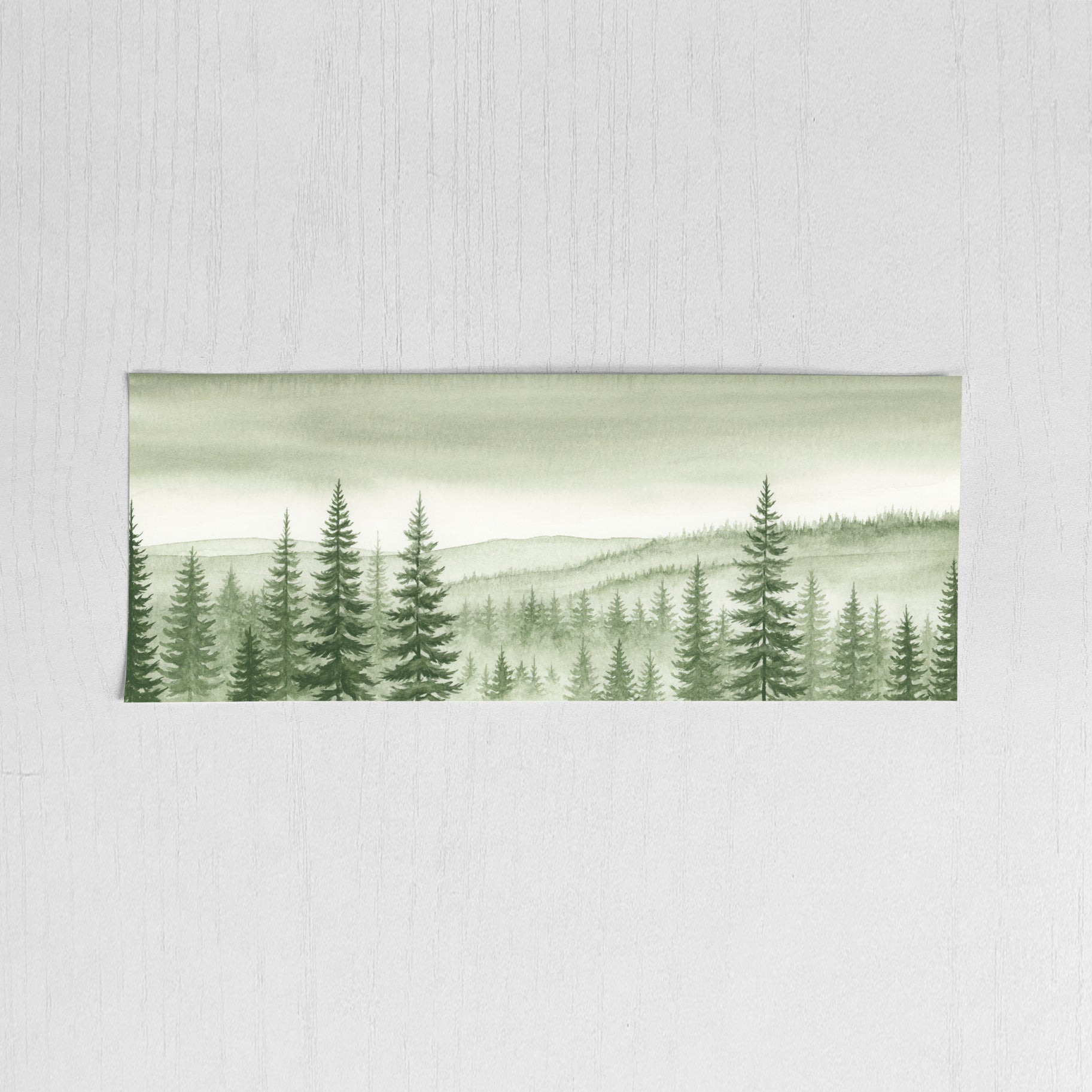 Evergreen Mist IX – Rachel Elise Art