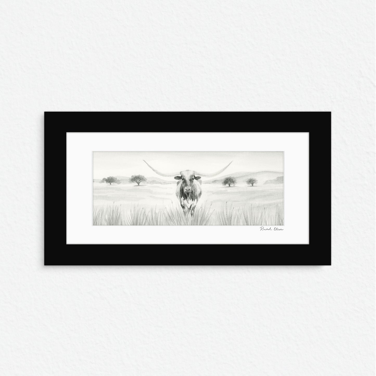 Lone Star Longhorn I - Original Art
