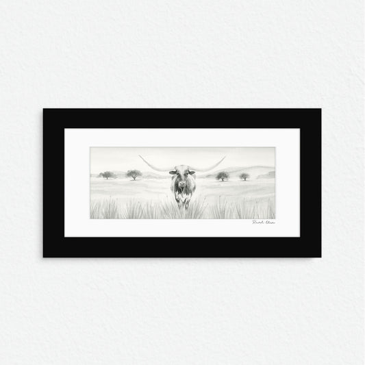 Lone Star Longhorn I - Original Art