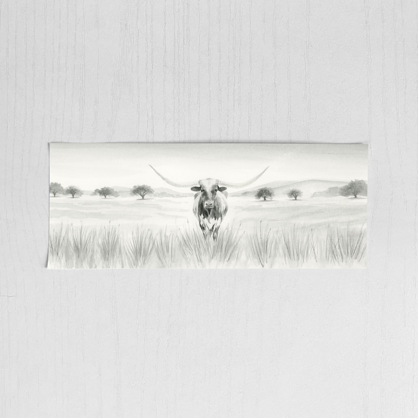 Lone Star Longhorn I - Original Art