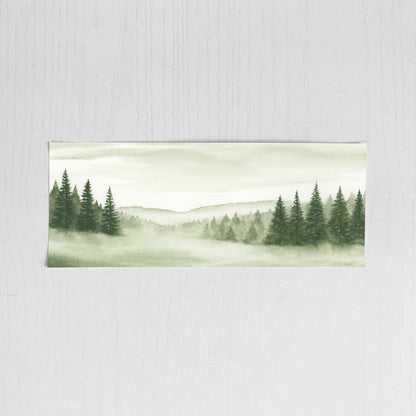 Foggy Forest Green V