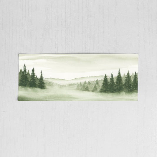 Foggy Forest Green V - Original Art