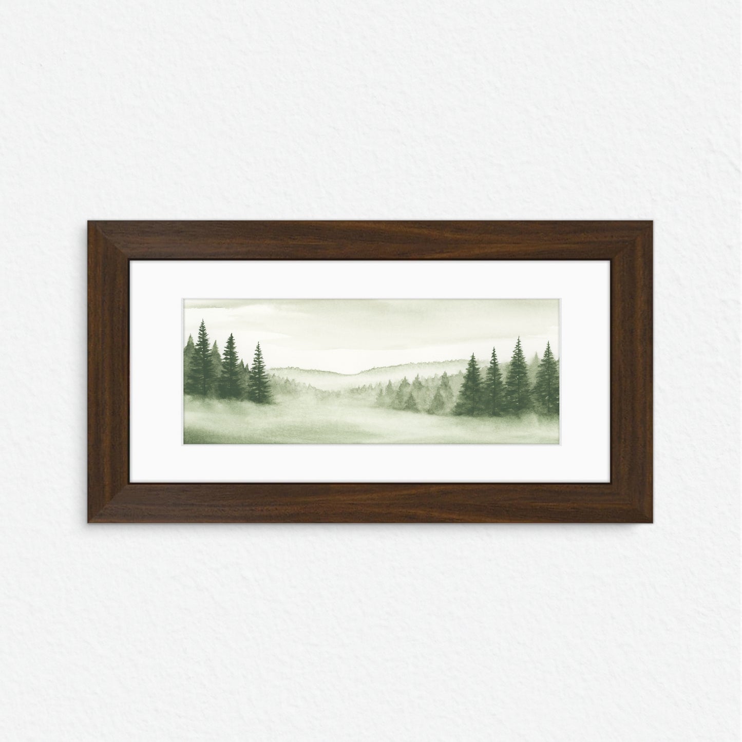 Foggy Forest Green V - Original Art