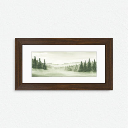 Foggy Forest Green V