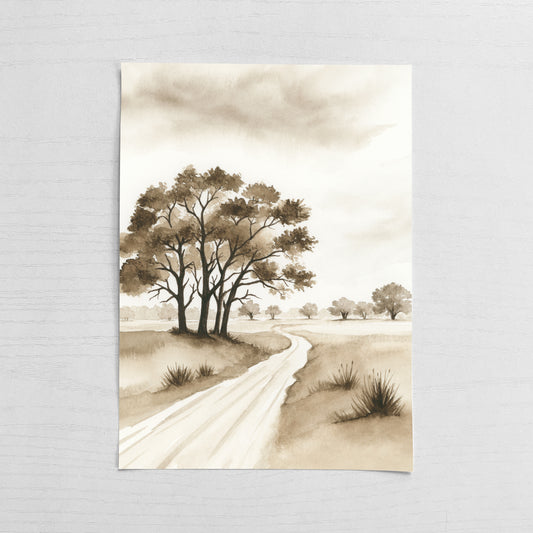 Sepia Shadows XIV - Original Art