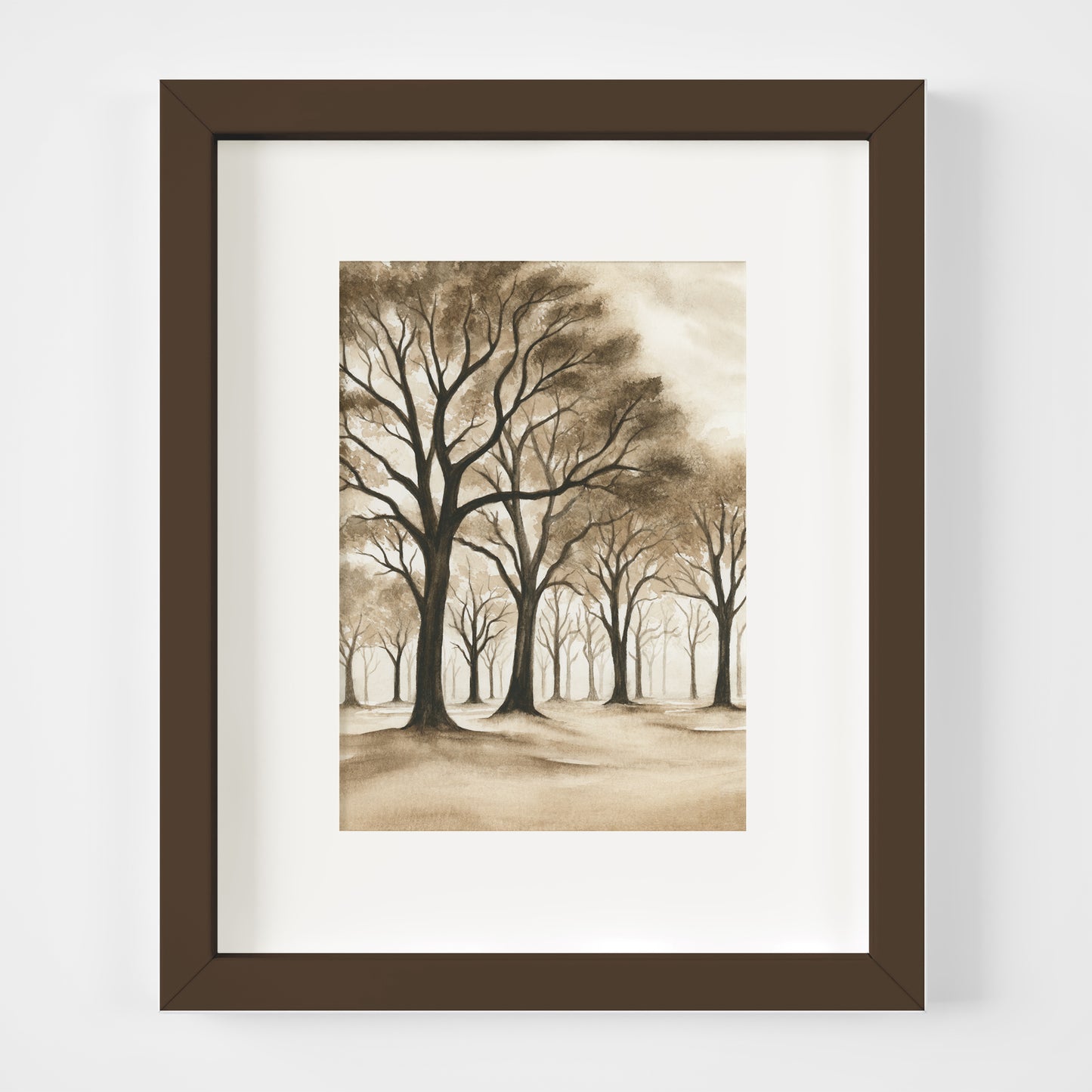 Sprawling Silence Brown I - Original Art