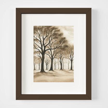 Sprawling Silence Brown I